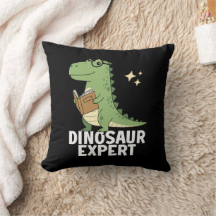 Dinosaur Expert - Cool Science Dino T-rex Lovers Cushion