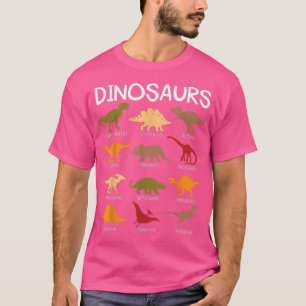 Dinosaur Expert Types of Dinosaurs for boys & girl T-Shirt