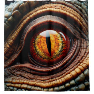 Dinosaur Eye Shower Curtain