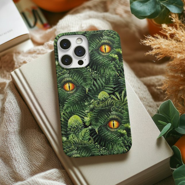 Dinosaur Eyes Green Plants Ancient Creature Art Case-Mate iPhone Case (Creator Uploaded)
