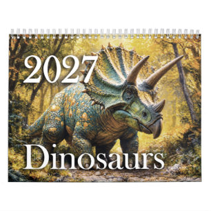 Dinosaur – Fascinating Prehistoric Worlds 2027 Calendar