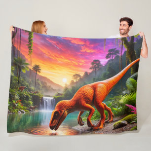 Dinosaur Fleece Blanket