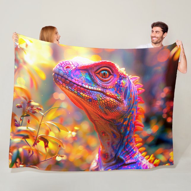 Dinosaur Fleece Blanket (In Situ)