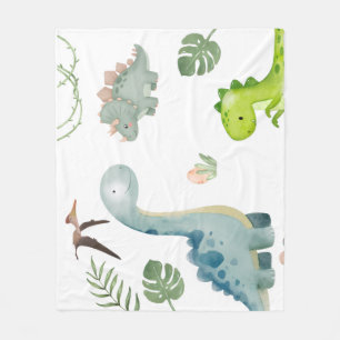 Dinosaur Fleece Blanket