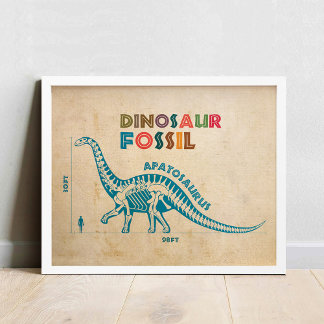 Dinosaur Fossil 6 Poster