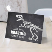 Dinosaur Fossil Excavation Chalkboard Birthday