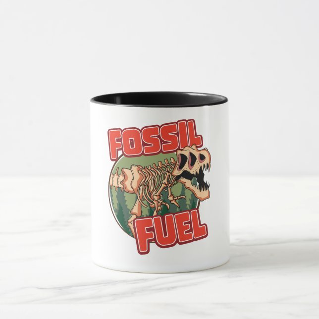 Dinosaur "Fossil Fuel" Mug (Center)
