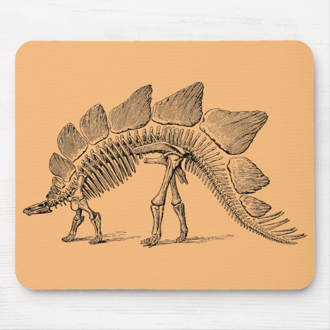 dinosaur-fossil-paleontology mouse mat (Front)