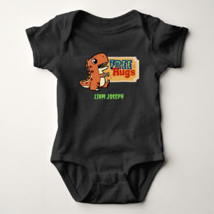 Dinosaur Free Hugs Baby/toddler/kids Apparel Baby Bodysuit