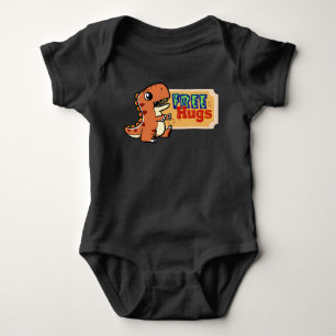 Dinosaur Free Hugs Baby/toddler/kids Apparel Baby Bodysuit