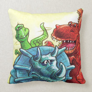 Dinosaur Friends Cushion
