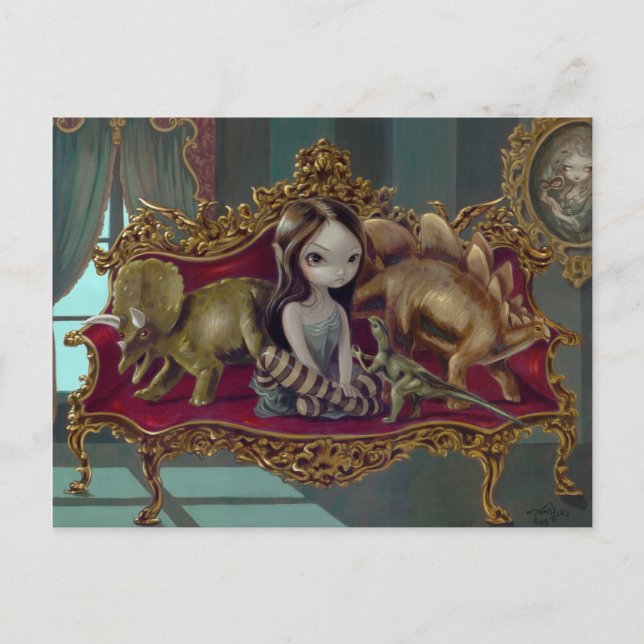 "Dinosaur Friends I" Postcard (Front)