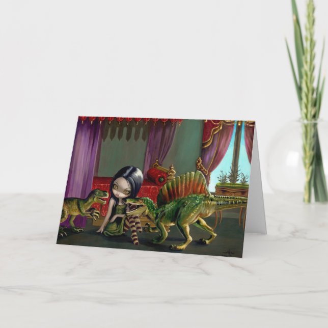 "Dinosaur Friends II" Greeting Card (Front)