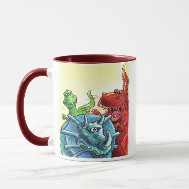 Dinosaur Friends Mug (Left)