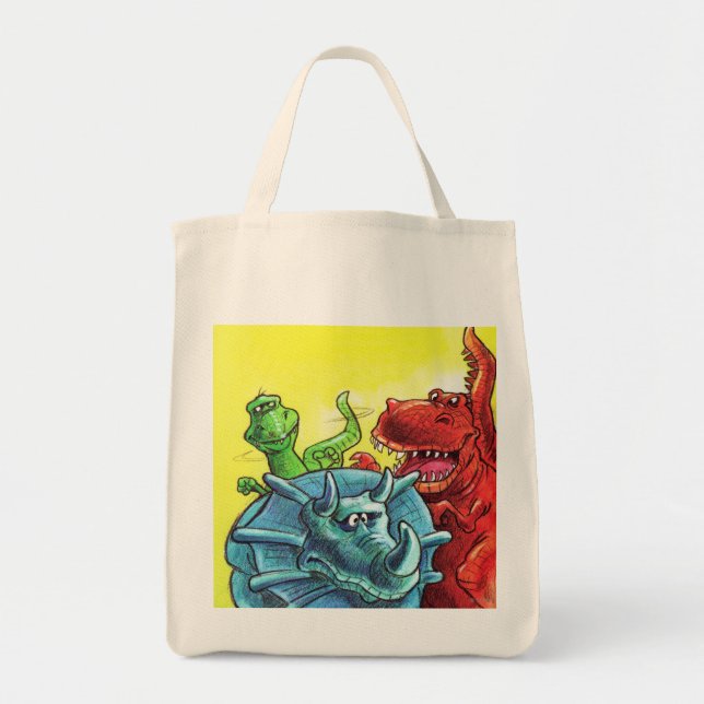 Dinosaur Friends Tote Bag (Front)