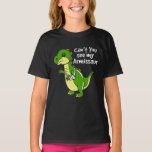 Dinosaur Fun Broken Arm Sympathy Birthday Daughter T-Shirt<br><div class="desc">Well,  you already have the personality so add this Can't You See My Armissaur saying and you make a perfect match.
Featuring a playful message,  an artistic design,  and if you enjoy meeting new people or someone who put themselves in situations where they can make new friends,  even better.</div>