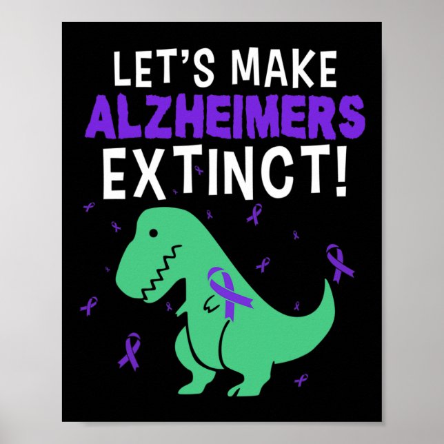Dinosaur Fun Lets Make It Extinct Fun Lets Mak  Poster (Front)