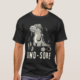 Dinosaur Funny Gym T-rex Bodybuilding Weightliftin T-Shirt