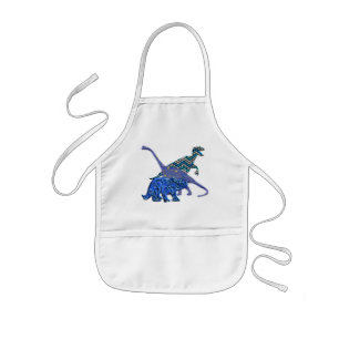 Dinosaur Gang Kids Apron