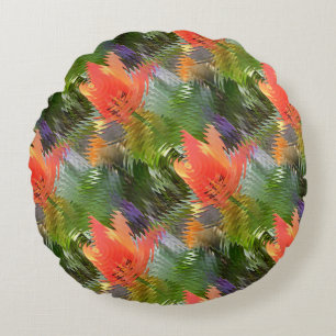 Dinosaur Garden...... Round Cushion