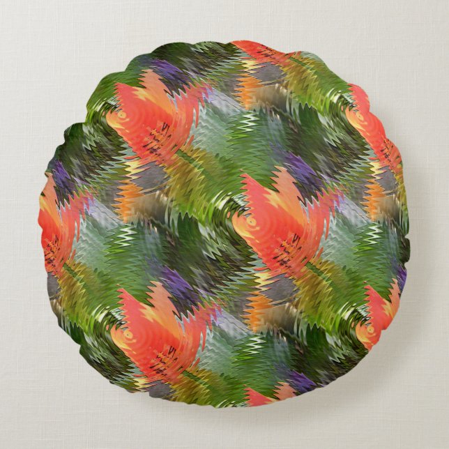 Dinosaur Garden...... Round Cushion (Front)