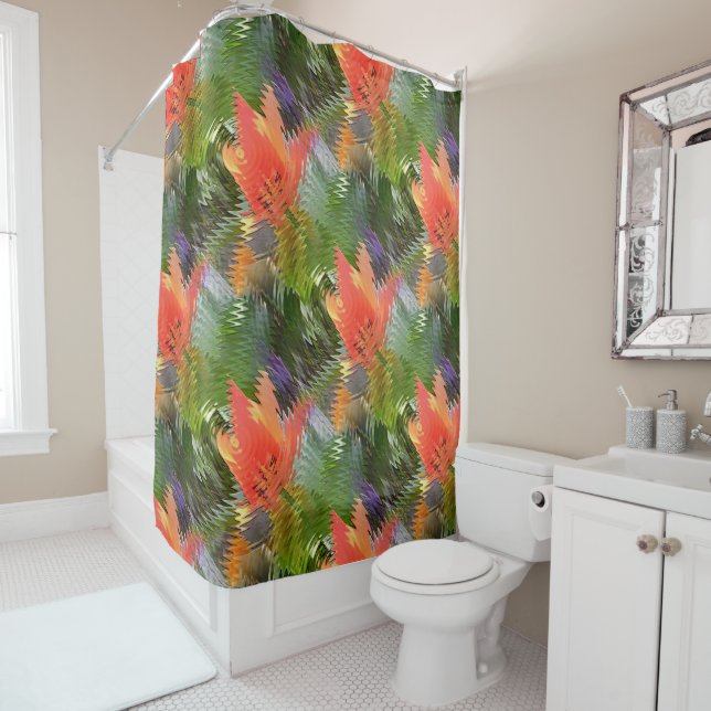 Dinosaur Garden...... Shower Curtain (In Situ)