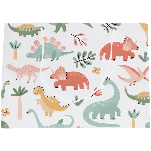 Dinosaur Gift Bag (Dinosaur Theme Gift Bag by Painted Paperie
)