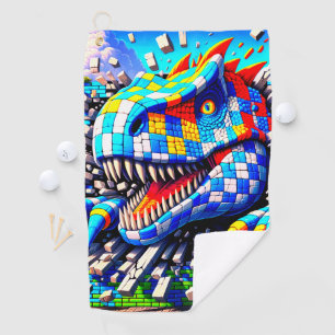 Dinosaur Golf Towel