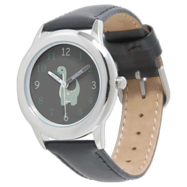 Dinosaur Green Neutral  Watch (Angled)