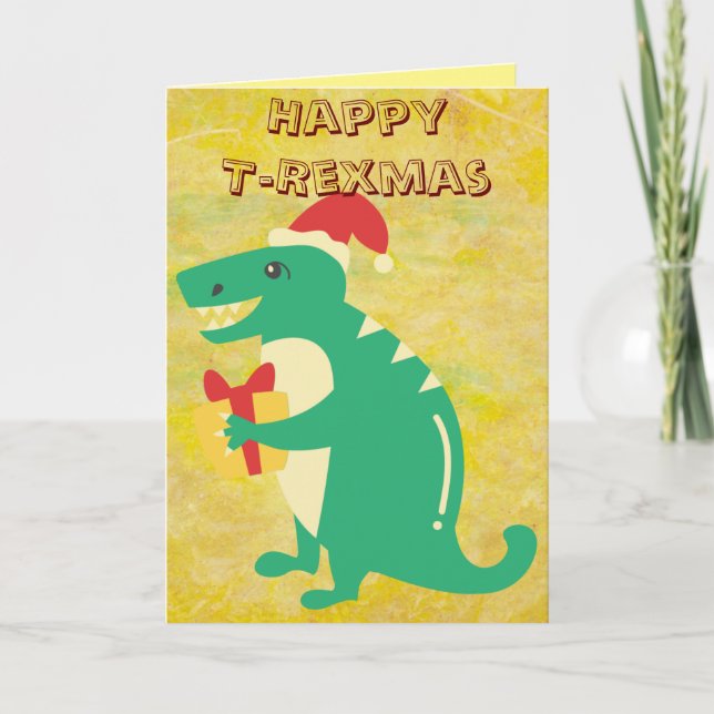 Dinosaur Greeting Card (Front)