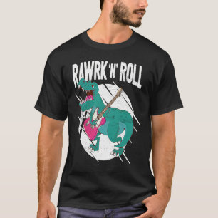 Dinosaur Guitar Player Rock'n'Roll Guitar T-Shirt