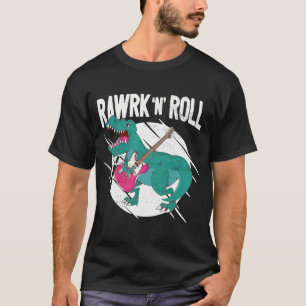 Dinosaur Guitar Player Rock'n'Roll Guitar T-Shirt