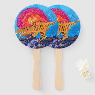 Dinosaur Hand Fan