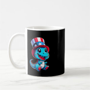 Dinosaur Happy 4th Of July Independence Day Men Wo Coffee Mug