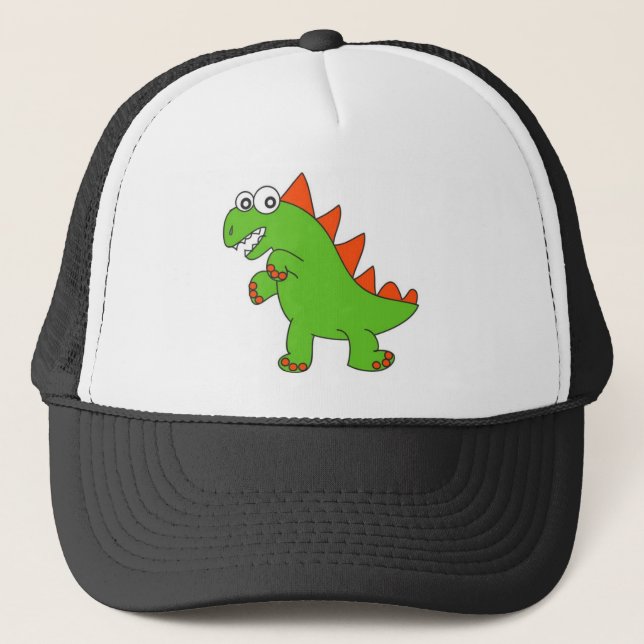 dinosaur hat! trucker hat (Front)