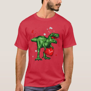 dinosaur heart valentine T-Shirt