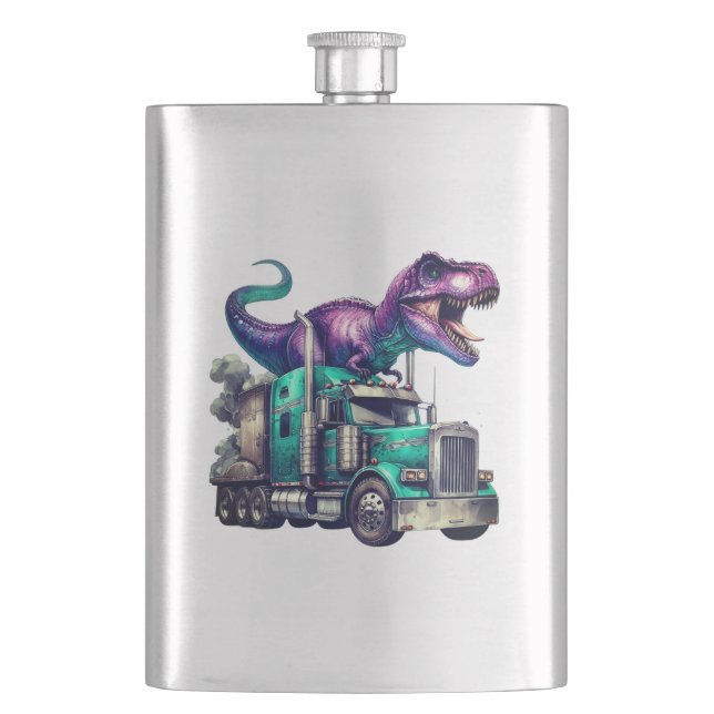 Dinosaur  hip flask (Front)