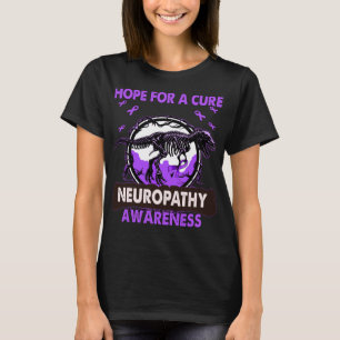Dinosaur Hope For A Cure NEUROPATHY Awareness T-Shirt
