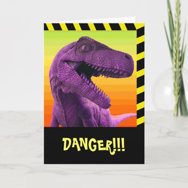 Dinosaur Humour Card (Front)