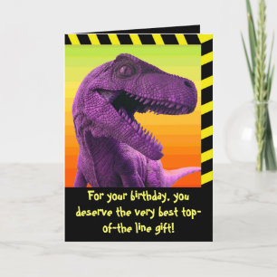 Dinosaur Humour Card