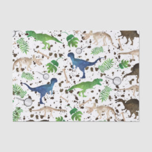 Dinosaur Hunt! Dinosaurs on Safari Boys Kids Tissue Paper