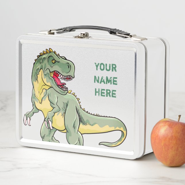 Dinosaur Hunter Metal Lunch Box (In Situ)