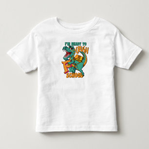 Dinosaur I’m Ready Crush Preschool  Toddler T-Shirt