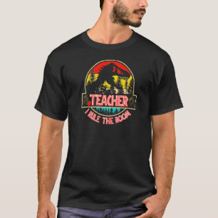 Dinosaur I Rule The Room School Teacher T-Shirt