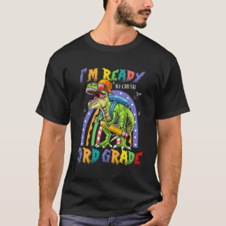 Dinosaur I'M Ready To Crush 3Rd Grade Back To Scho T-Shirt