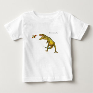 Dinosaur image for Baby-Jersey T-Shirt-White Baby T-Shirt
