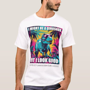 Dinosaur in Shades Funny Tee – Prehistoric Meme