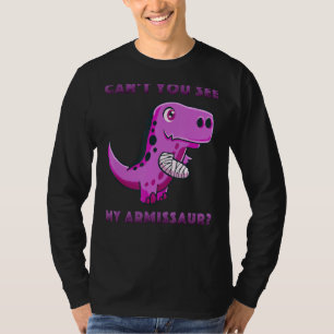 Dinosaur Injury Broken Arm get well soon Cute Trex T-Shirt