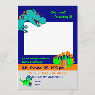 Dinosaur invitation