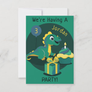 Dinosaur Invitation
